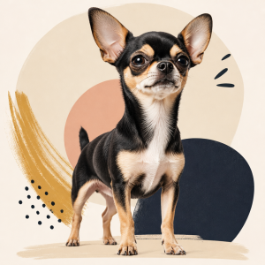 Editorial illustration for an article titled "Chihuahua Dogs: Big Personality in