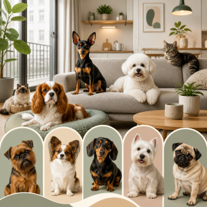 Editorial illustration for an article titled "Small European Dog Breeds That Can